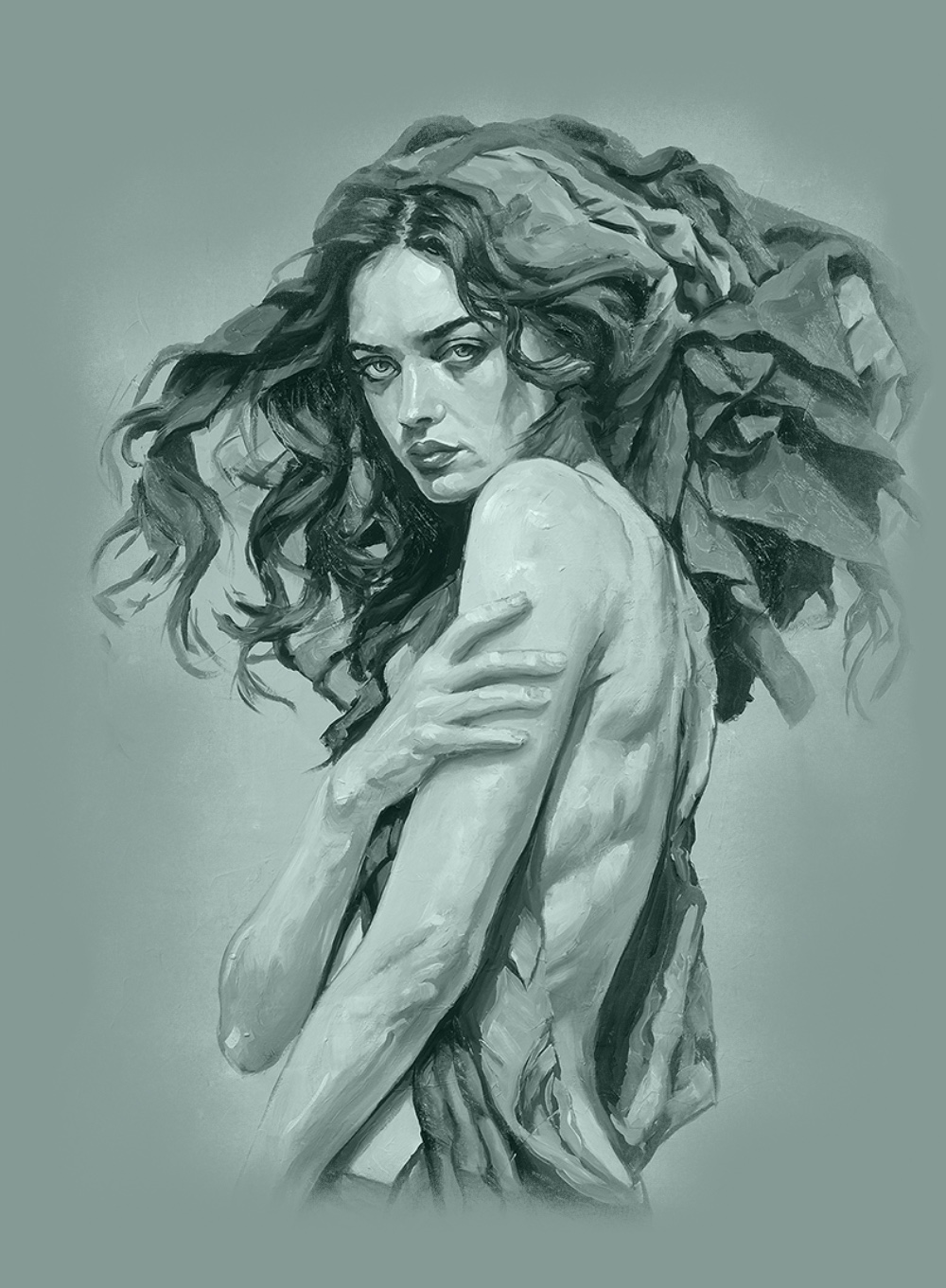 Lasst mich endlich frei – Künstlerische Darstellung von Carolin Okon